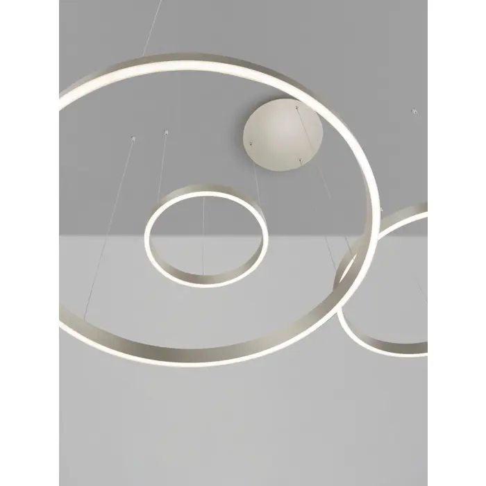 ELOWEN VISILICA LED/3000K/181W/8891Lm/BRUSHED CHAMPAIGN SILVER
