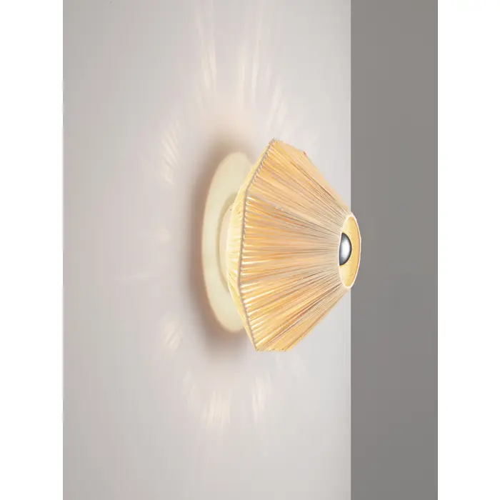 ELVIO Zidna svjetiljka Grlo E27 1x12 W IP20 FI: 30 Bež