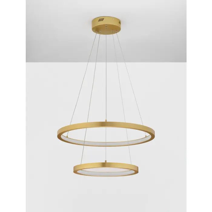 EMPATIA VISILICA LED 60W/3000K/1755lm/DIMM/IP20/MESING ZLATNA