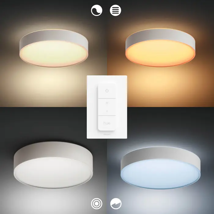 ENRAVE PHILIPS HUE pametna LED stropna svjetiljka L bijela