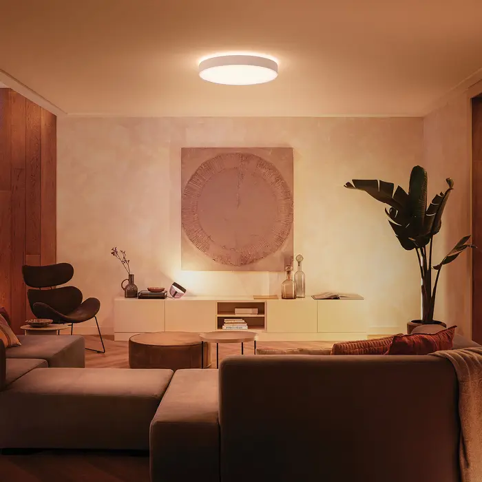 ENRAVE PHILIPS HUE pametna LED stropna svjetiljka XL bijela + Hue Dimmer Switch