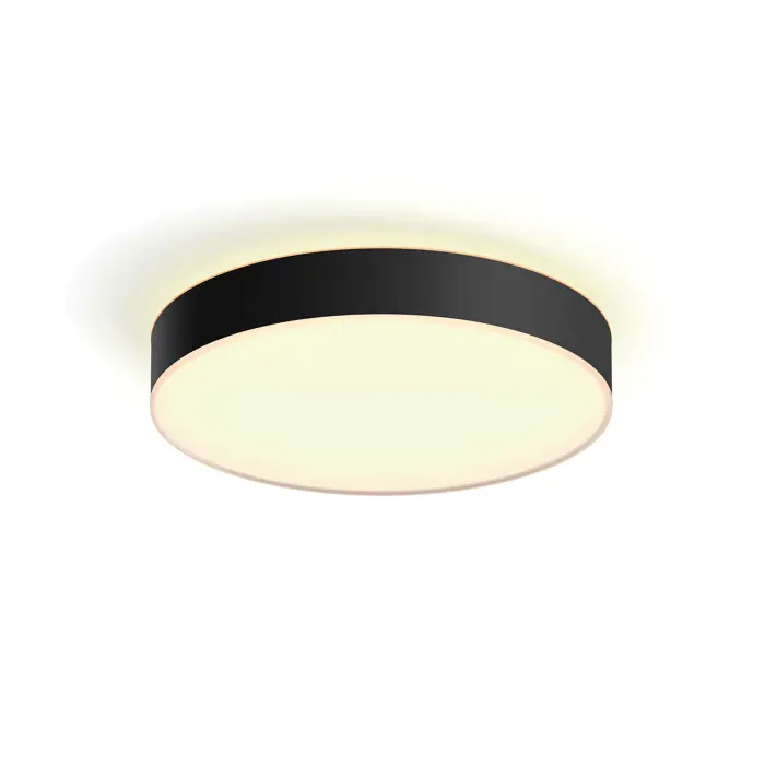 ENRAVE PHILIPS HUE pametna LED stropna svjetiljka L crna + Hue Dimmer Switch