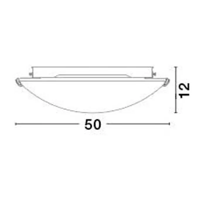 ERA PLAFONSKA LAMPA E27 IP20/BIJELA