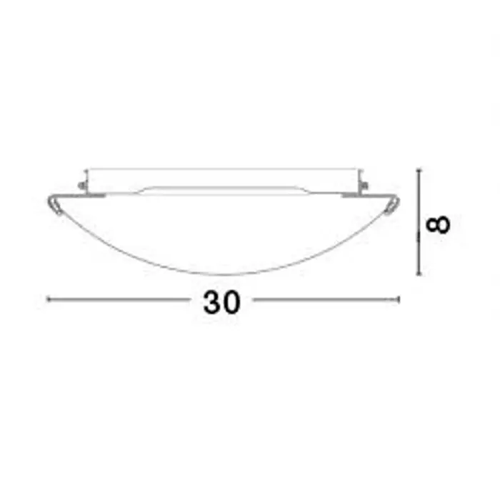 ERA PLAFONSKA LAMPA E27 IP20/BIJELA