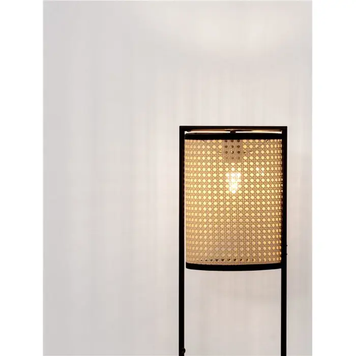 ERTO STOLNA LAMPA E27/12W CRNA