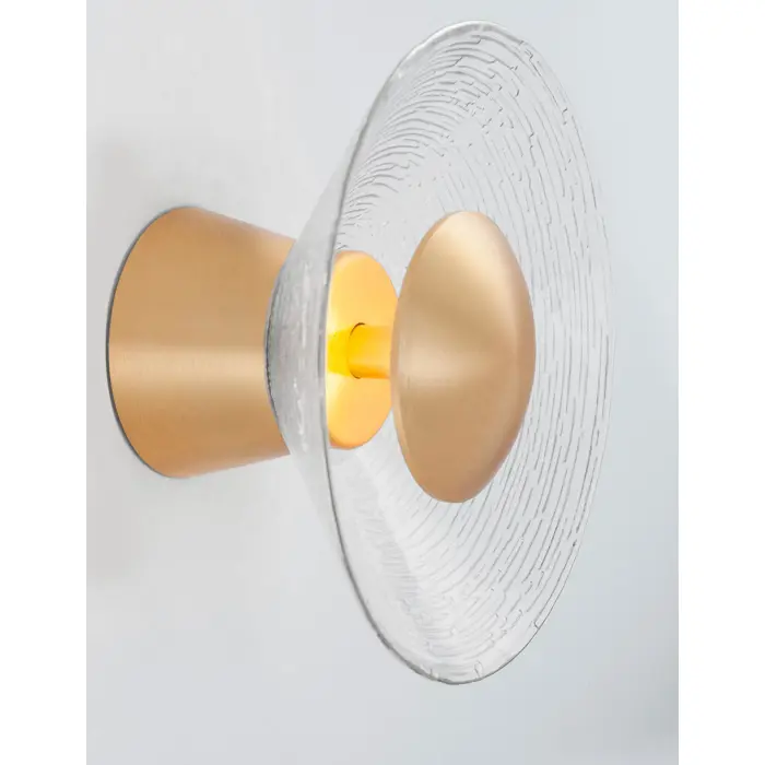 ESIL ZIDNA LAMPA LED 8W/3000K/536lm/IP20/ZLATNA
