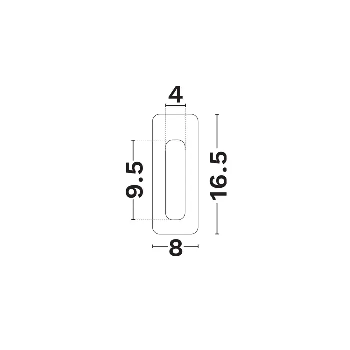 EURONA GIPSANA UGRADBENA SVJETILJKA LED 1 Watt 3000K IP20 Driver