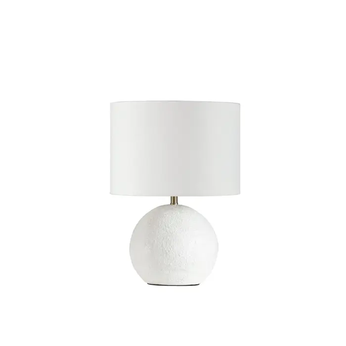 EVER 30 STOLNA SVJETILJKA BIJELA/TKANINA E27 1X12W IP20