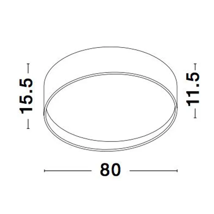 FANO PLAFONSKA SVJETILJKA LED 87W/3000K/5220lm/IP20/BIJELA