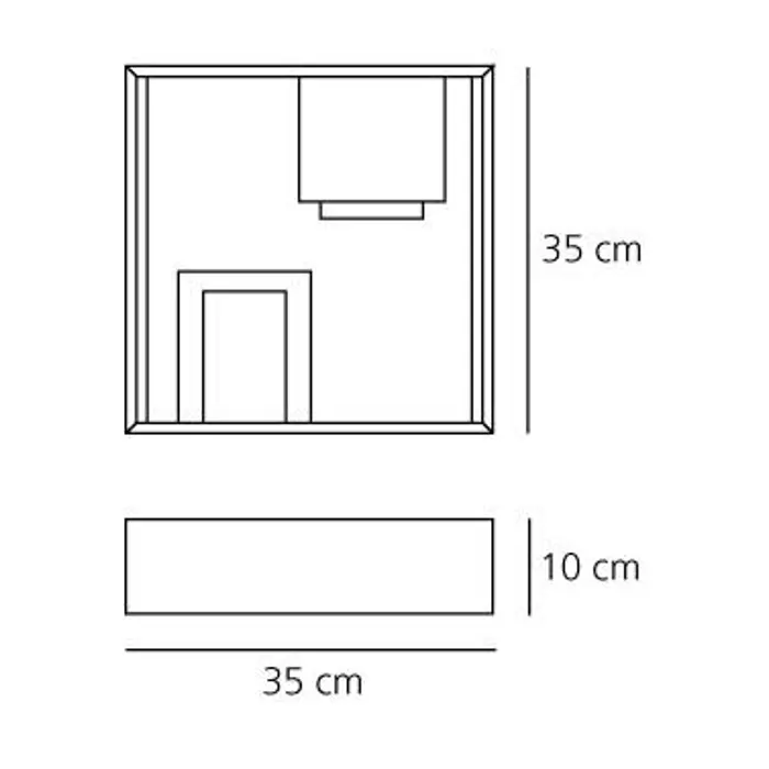 FATO STOLNA/ZIDNA LAMPA BIJELA E14 MAX 4W