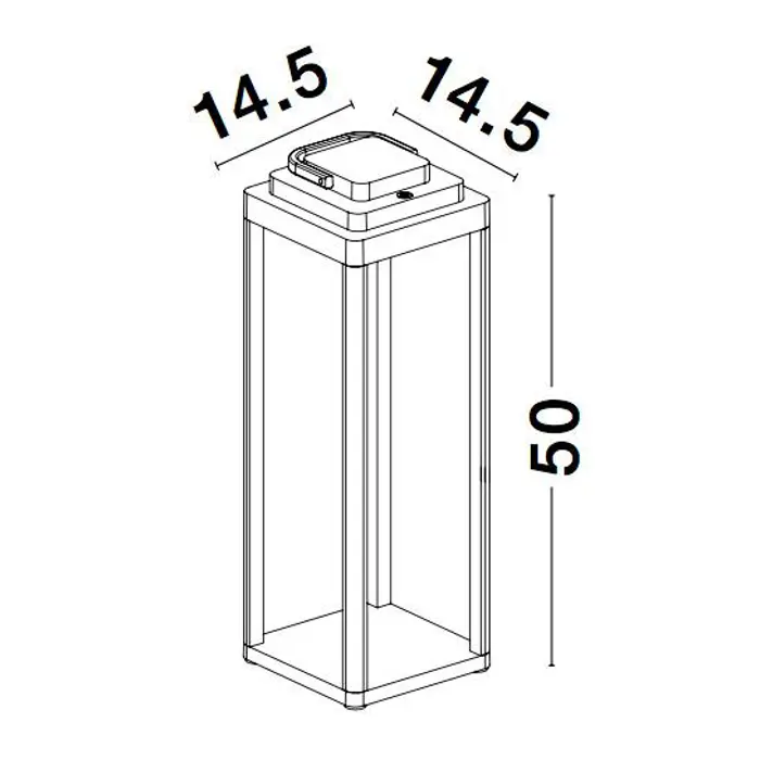 FIGI VANJSKA PRIJENOSNA STOLNA LAMPA LED 2W/3000K/207lm/IP65/ANTRACIT