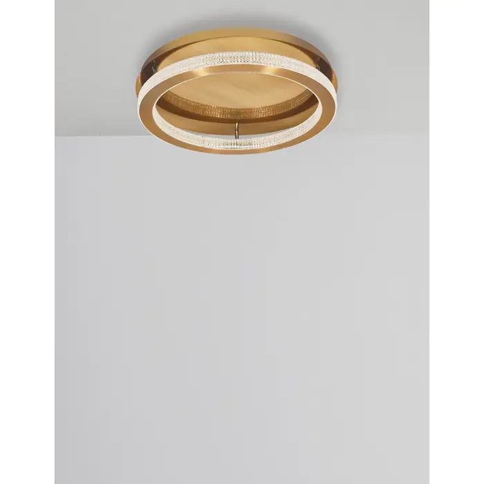 FIORE PLAFONSKA SVJETILJKA LED 40W/3000K/2139lm/DIMM/IP20/ZLATNA