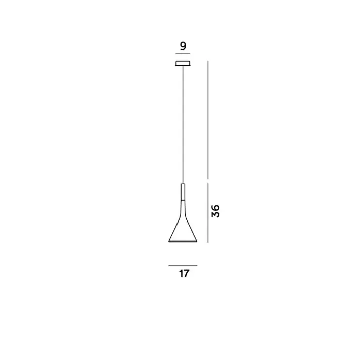 FOSCARINI APLOMB GU10 VISILICA ANTRACIT