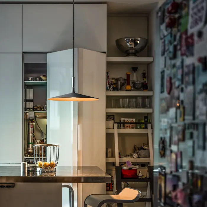 FOSCARINI APLOMB VELIKA VISILICA ANTRACIT