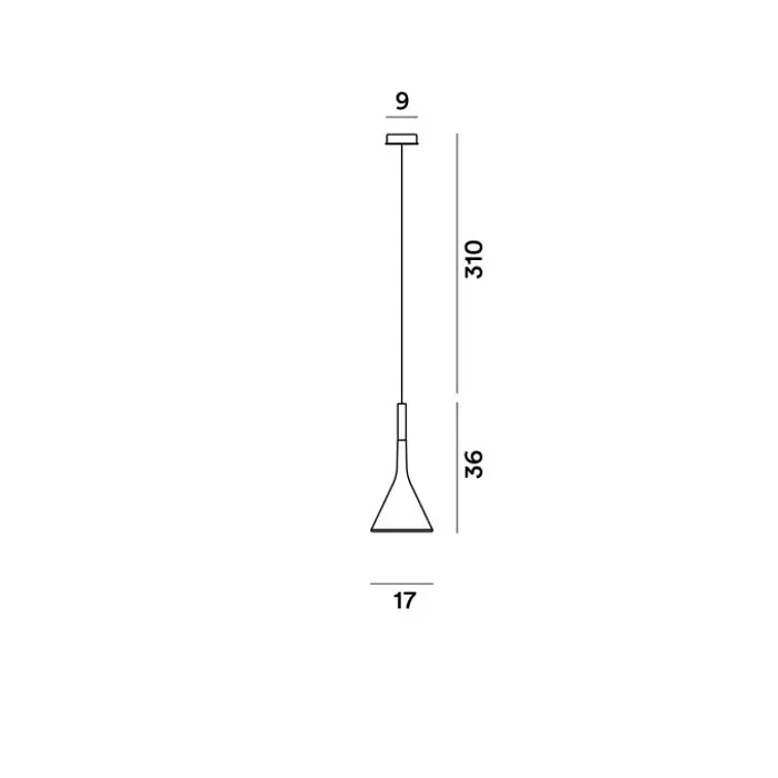 FOSCARINI APLOMB VISILICA GU10 CRVENA