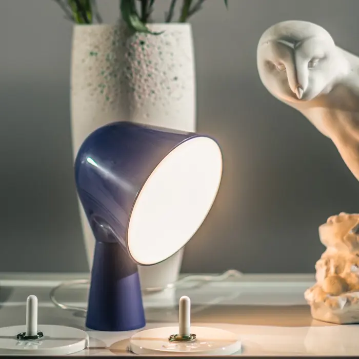 FOSCARINI BINIC STOLNA LAMPA PLAVA