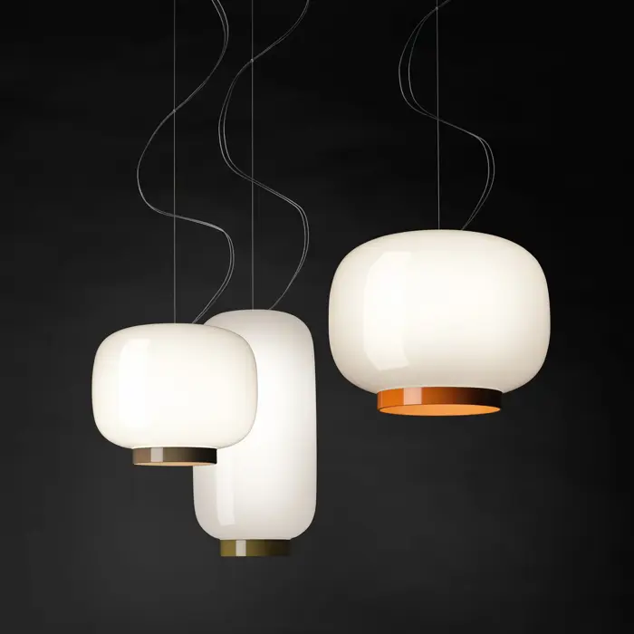 FOSCARINI CHOUCHIN REVERSE 1 VISILICA BIJELO/NARANČASTA