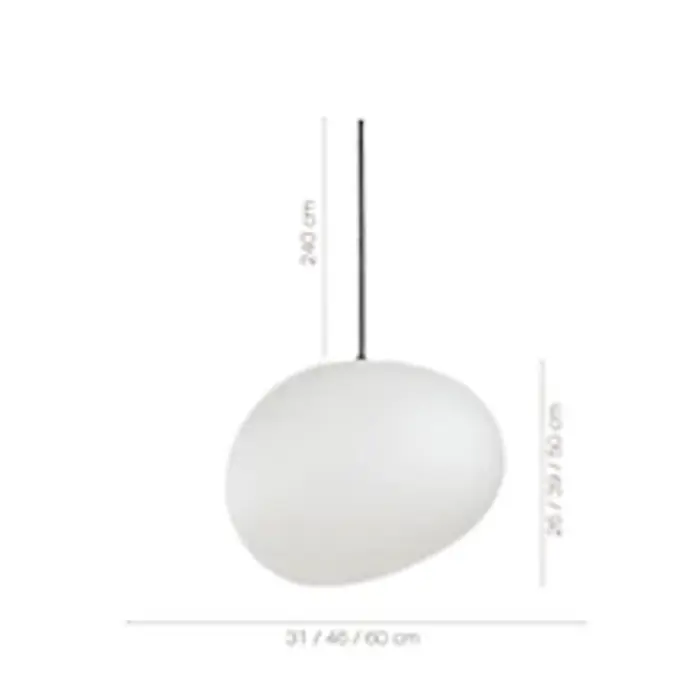 FOSCARINI GREGG VANJSKA VISILICA BIJELA