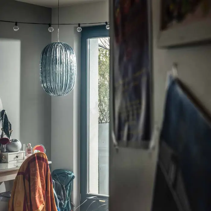 FOSCARINI PLASS MEDIA VISILICA PLAVA