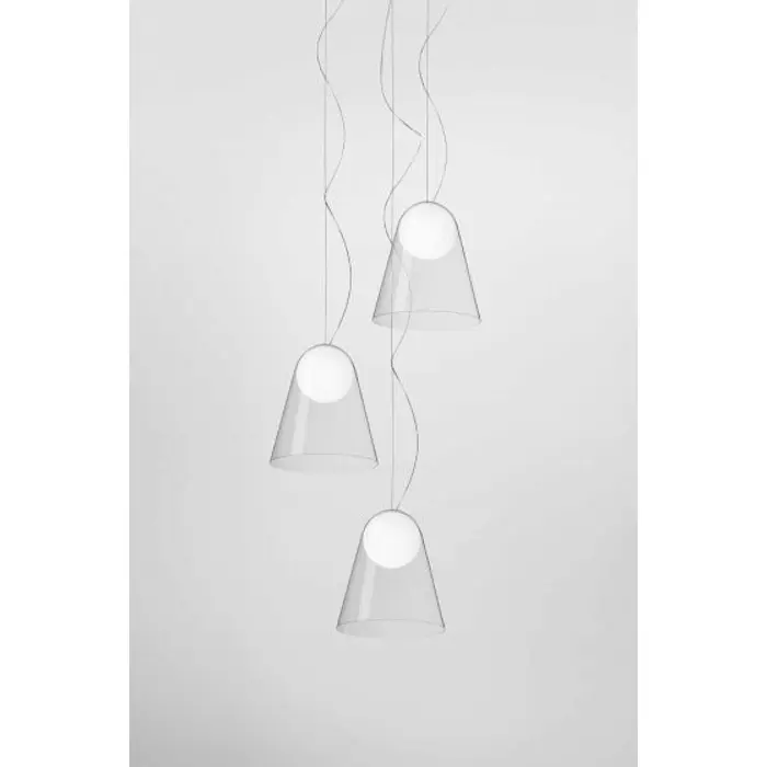 FOSCARINI SATELLIGHT VISILICA MY LIGHT BIJELA/TRANSPARENTNA