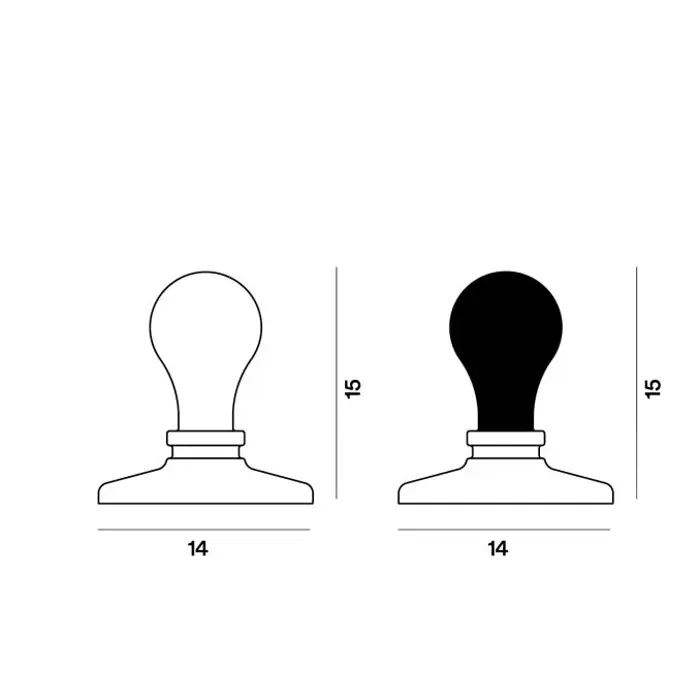 FOSCARINI STOLNA LAMPA SA ŽARULJOM CRNA