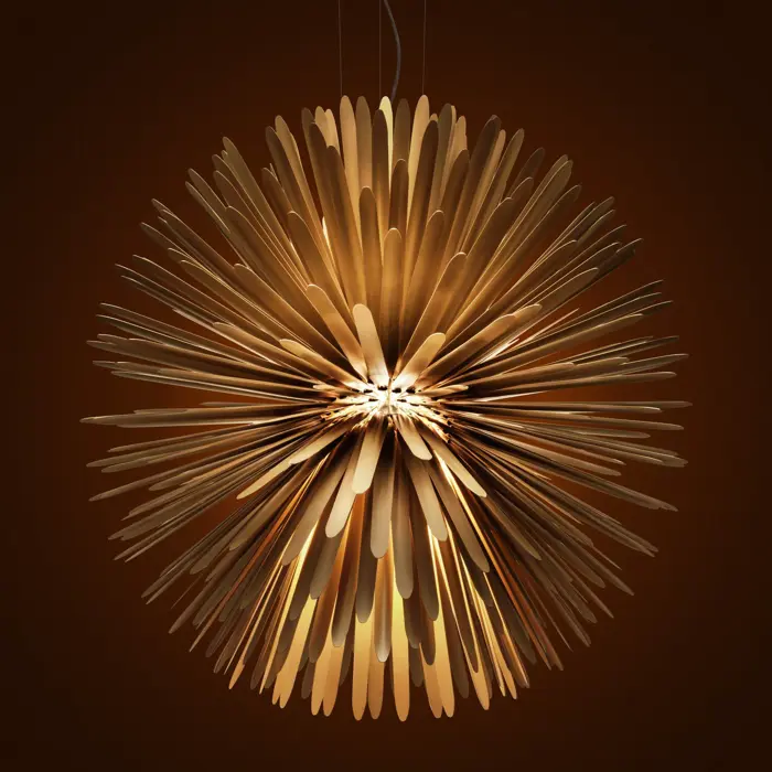 FOSCARINI SUN LIGHT OF LOVE VISILICA ZLATNA