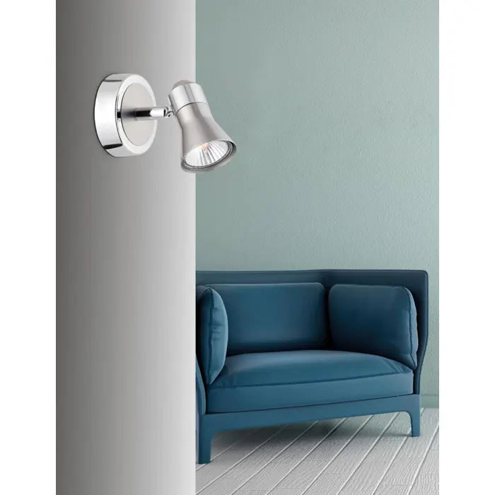 GALERIA REFLEKTOR GU10 IP20/SATIN NIKAL & KROM