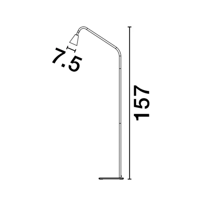 GEKO STAJAĆA LAMPA GU10 IP20/CRNA & ZLATNA
