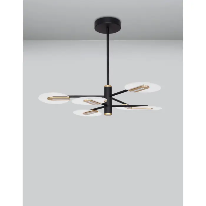 GENTI VISILICA LED 41W/3000K/2681lm/IP20/CRNA & ZLATNA