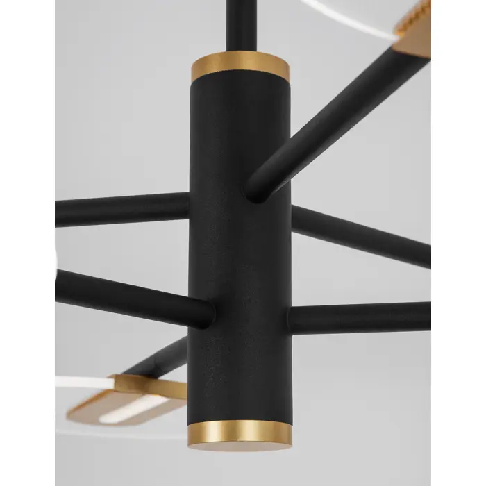 GENTI VISILICA LED 41W/3000K/2681lm/IP20/CRNA & ZLATNA