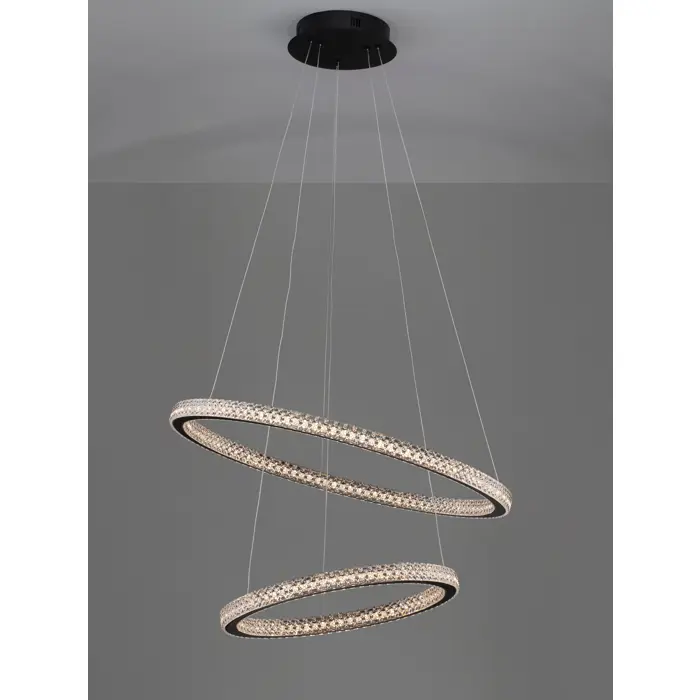 GINEVRA VISILICA LED 54W/3000K/3350lm/DIMM/IP20/CRNA