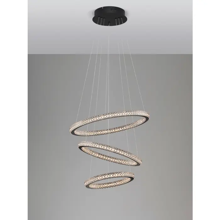 GINEVRA VISILICA LED 69W/3000K/3900lm/DIMM/IP20/CRNA
