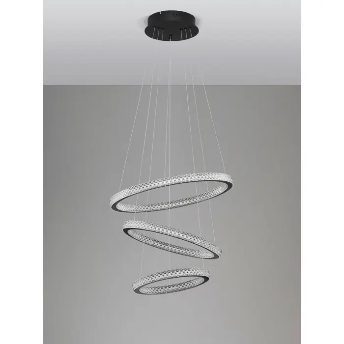 GINEVRA VISILICA LED 69W/3000K/3900lm/DIMM/IP20/CRNA