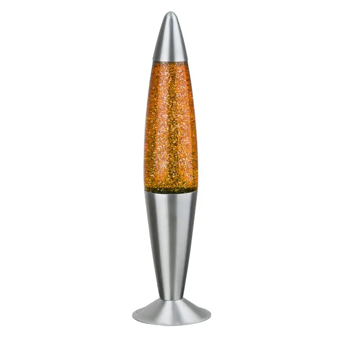 GLITTER MAGMA STOLNA LAMPA E14 G45 1X MAX 25/NARANČASTA/IP20