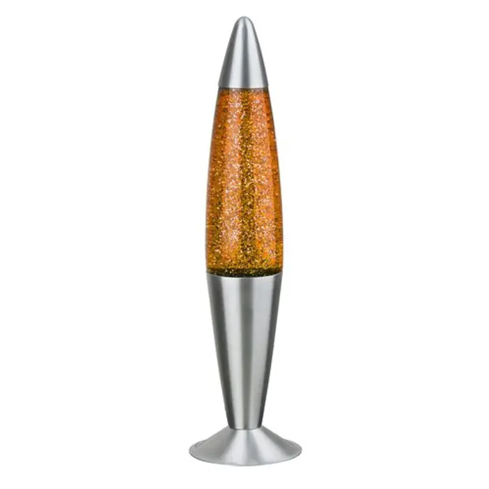 GLITTER MAGMA STOLNA LAMPA E14 G45 1X MAX 25/NARANČASTA/IP20