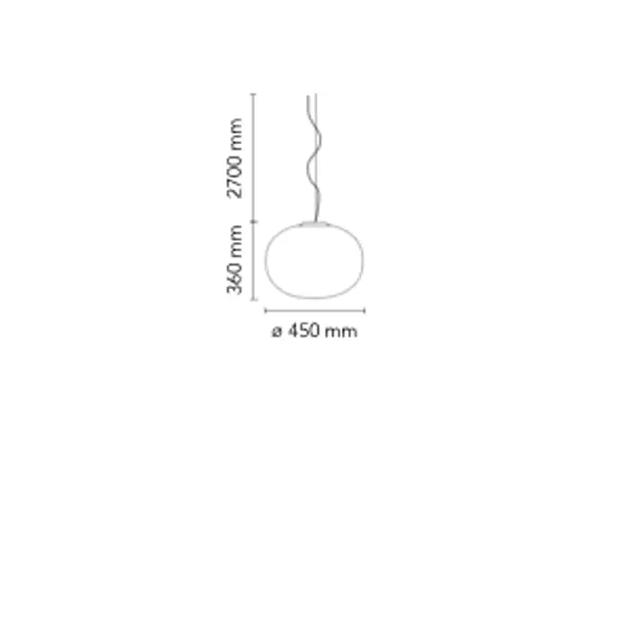 GLO-BALL S2 VISILICA BIJELA E27 150W IP20