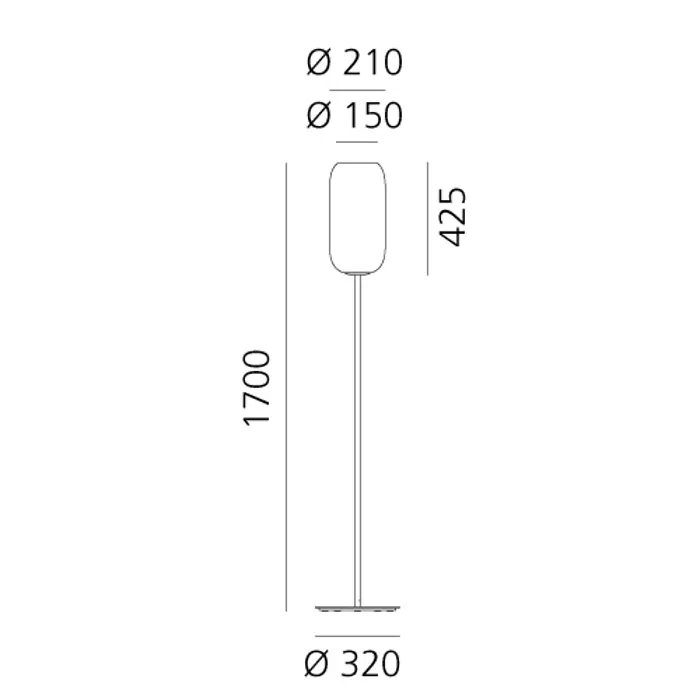 GOPLE STAJAĆA LAMPA BAKAR E27 17W 903lm