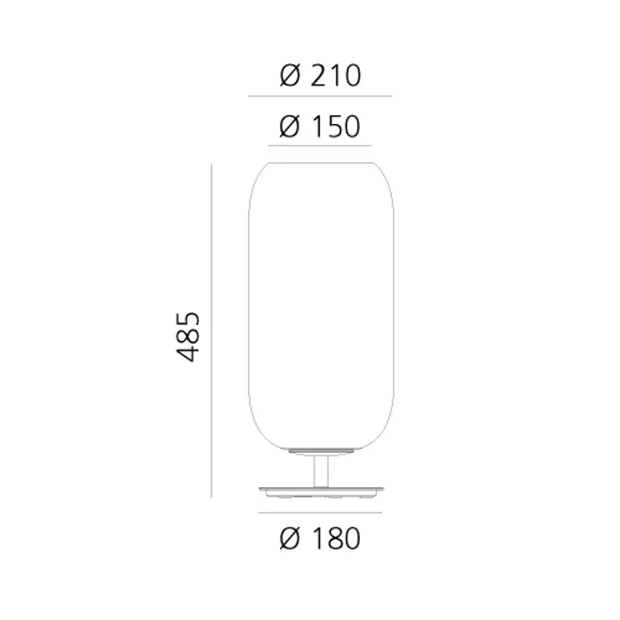 GOPLE STOLNA LAMPA BAKAR E27 17W 903lm