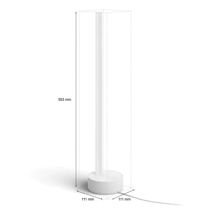 GRADIENT SIGNE PHILIPS HUE pametna LED svjetiljka TABLE bijela