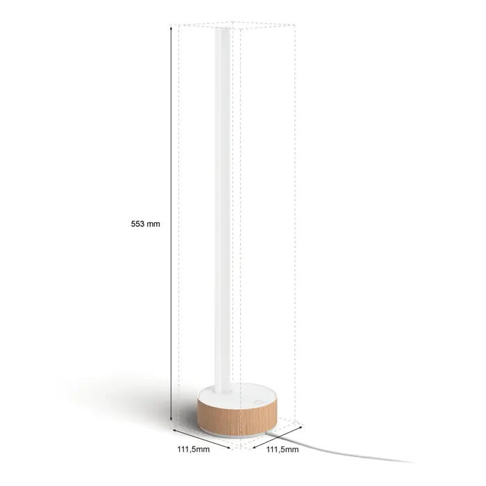 GRADIENT SIGNE PHILIPS HUE pametna LED svjetiljka TABLE hrast