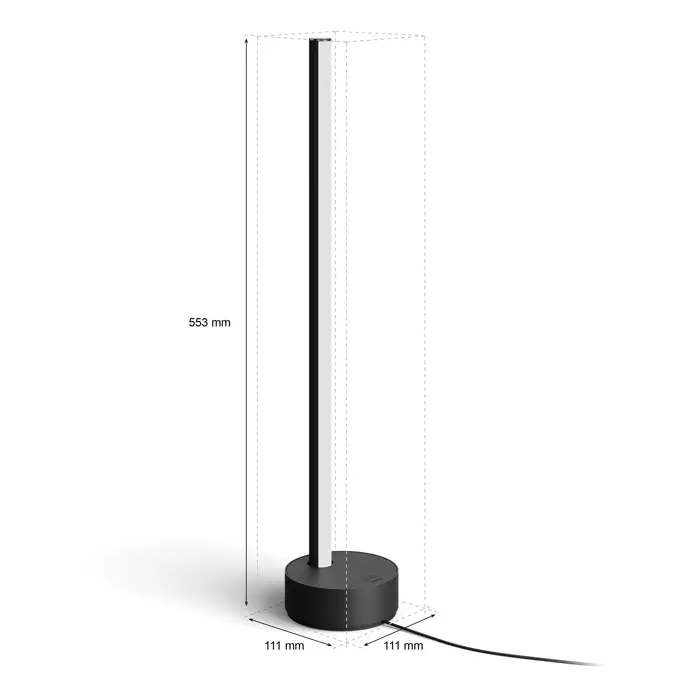 GRADIENT SIGNE PHILIPS HUE pametna LED svjetiljka TABLE crna
