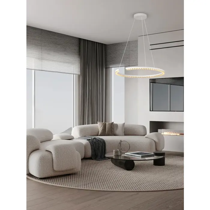 GREAMY LED VISILICA BIJELA 30W IP20 3000K TRIAK PRIGUŠLJIVA