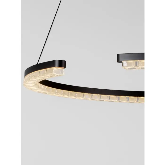 GREAMY LED VISILICA CRNA 30W IP20 3000K TRIAK PRIGUŠLJIVA