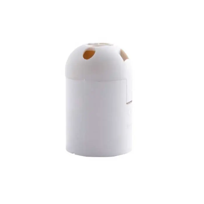 GRLO E27 PLASTIČNO BEZ NAVOJA BIJELO