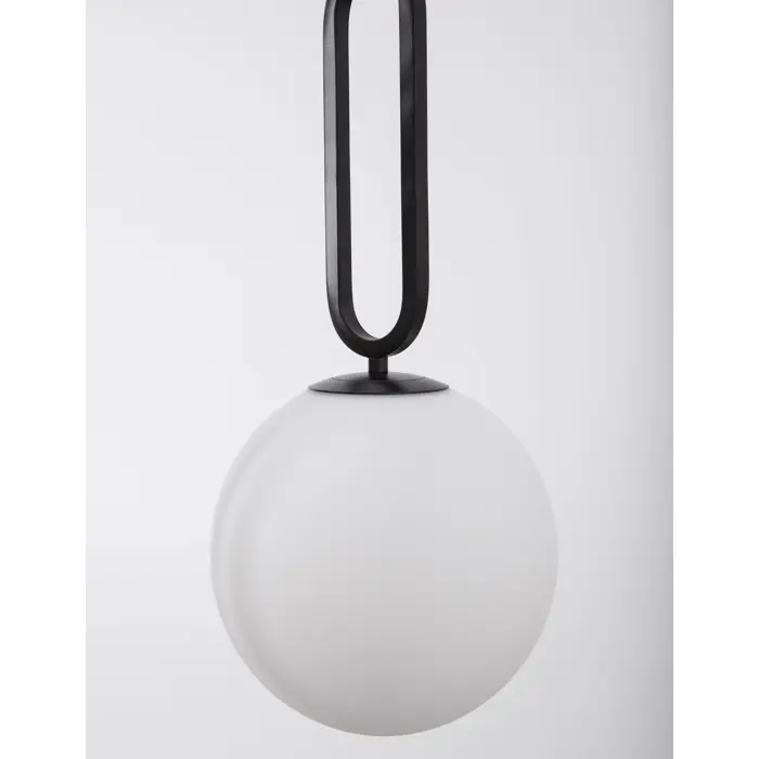 GRUS VISILICA E27 /IP20/MATT CRNA