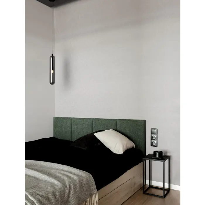 GUSTAVE PLAFONSKA LAMPA G9 /IP20/SIVA & MATT CRNA