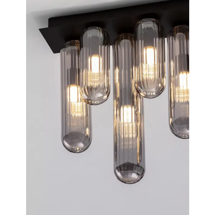 GUSTAVE PLAFONSKA LAMPA G9 /IP20/SIVA & MATT CRNA