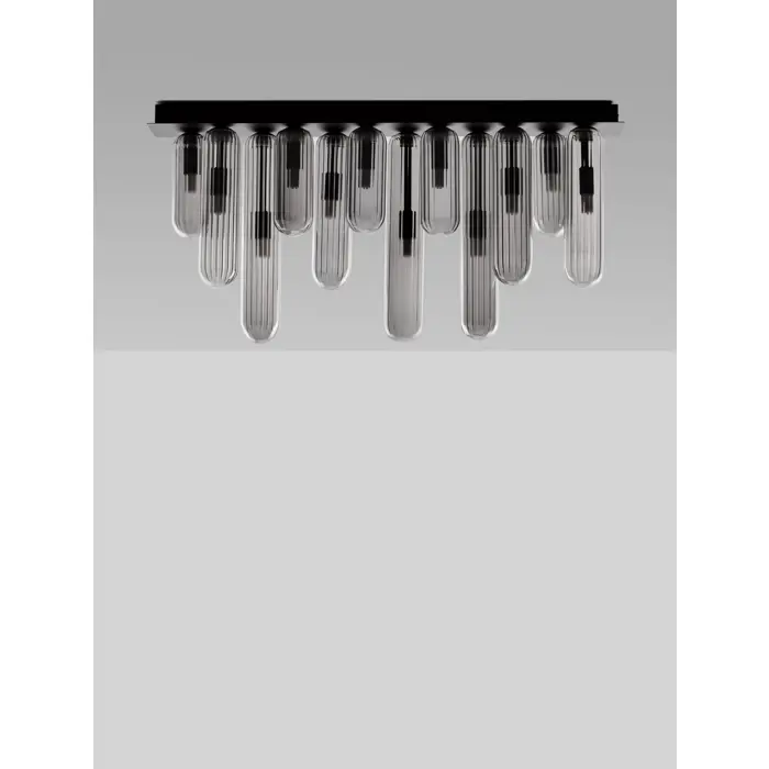 GUSTAVE PLAFONSKA LAMPA G9 /IP20/SIVA & MATT CRNA