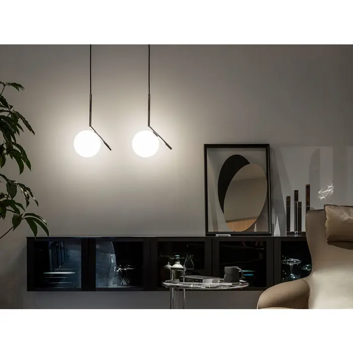 IC LIGHTS 1 VISILICA 1×E14/60W/230V fi.200mm KROM