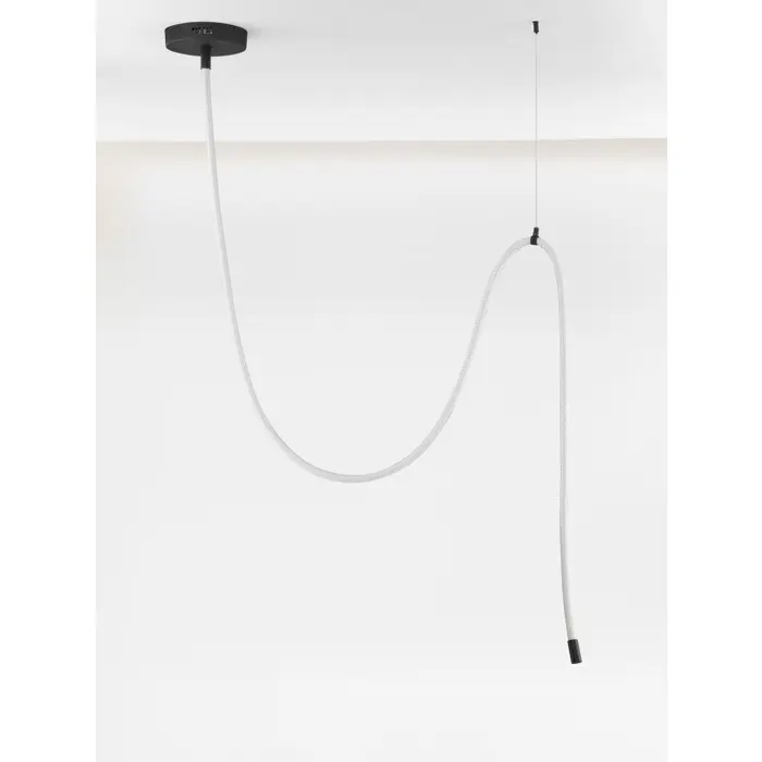 ILANE VISILICA LED/3000K/33W/2499Lm/CRNO-BIJELA